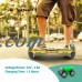 UL2272 Certified Bluetooth TOP LED6.5" Hoverboard Two Wheel Self Balancing Scooter Chrome BLUE   